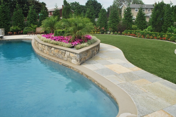 Huntsville Artificial Turf Poolside