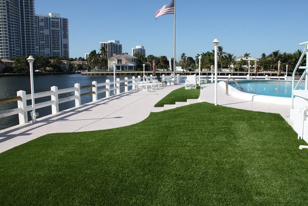 Huntsville artificial grass landscaping